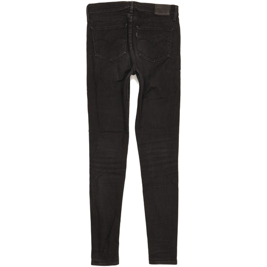 Levi's 720 Women Black Skinny Slim Stretch Jeans W28 L32