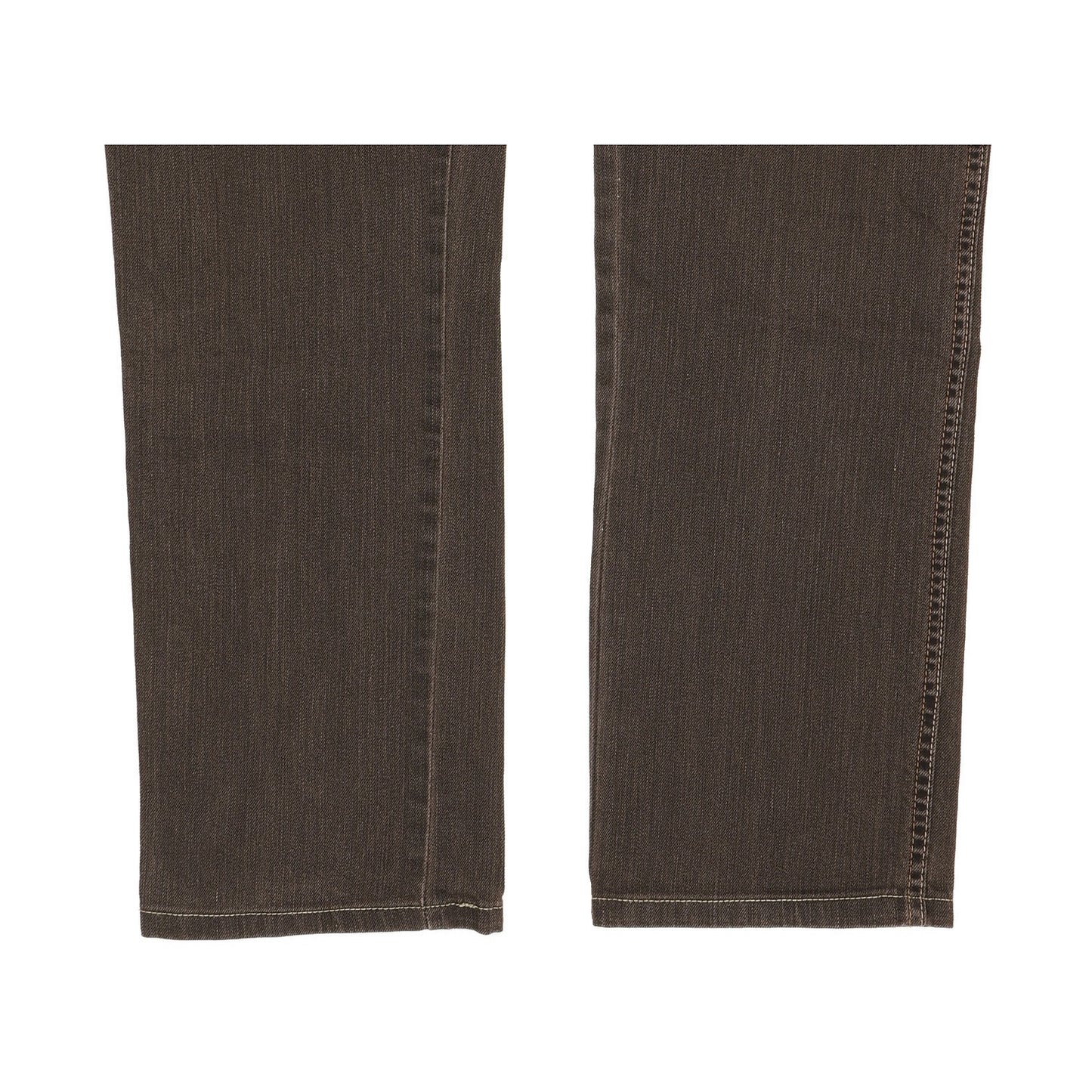 Wrangler Texas Men Brown Straight Regular Stretch Jeans W34 L32