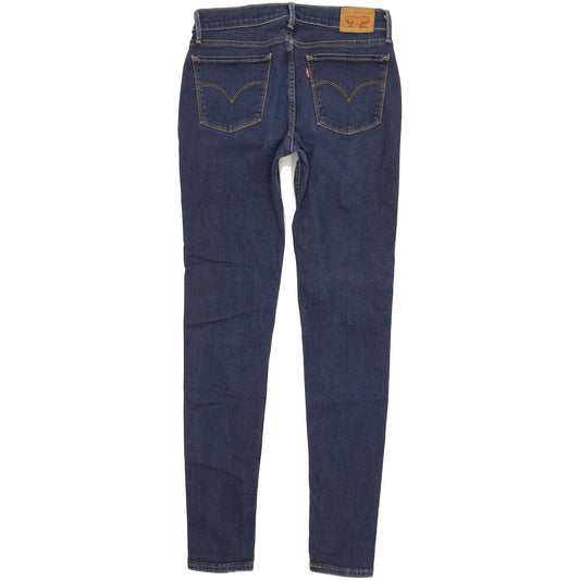 Levi's 710 Super Women Blue Skinny Slim Stretch Jeans W29 L32