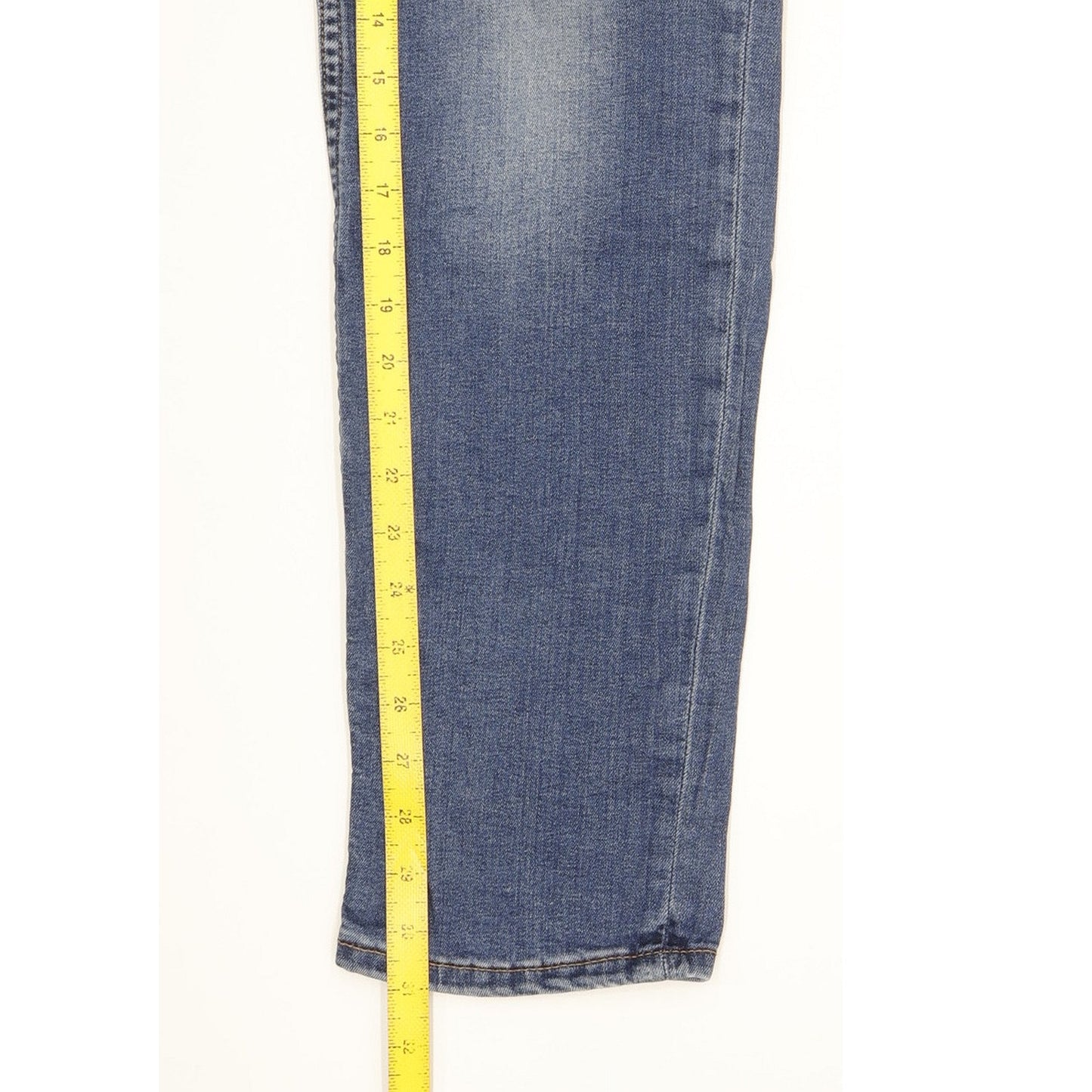 Mustang Sissy Women Blue Straight Slim Stretch Jeans W32 L31