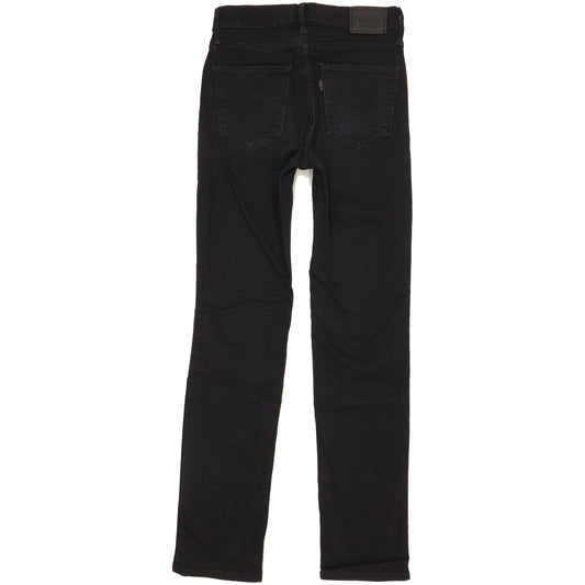 Levi's 724 Women Black Straight Slim Stretch Jeans W25 L29