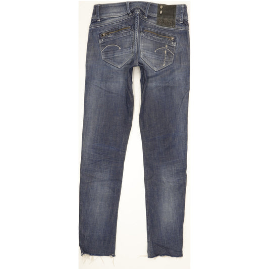G-Star Fender Women Blue Skinny Slim Stretch Jeans W27 L29