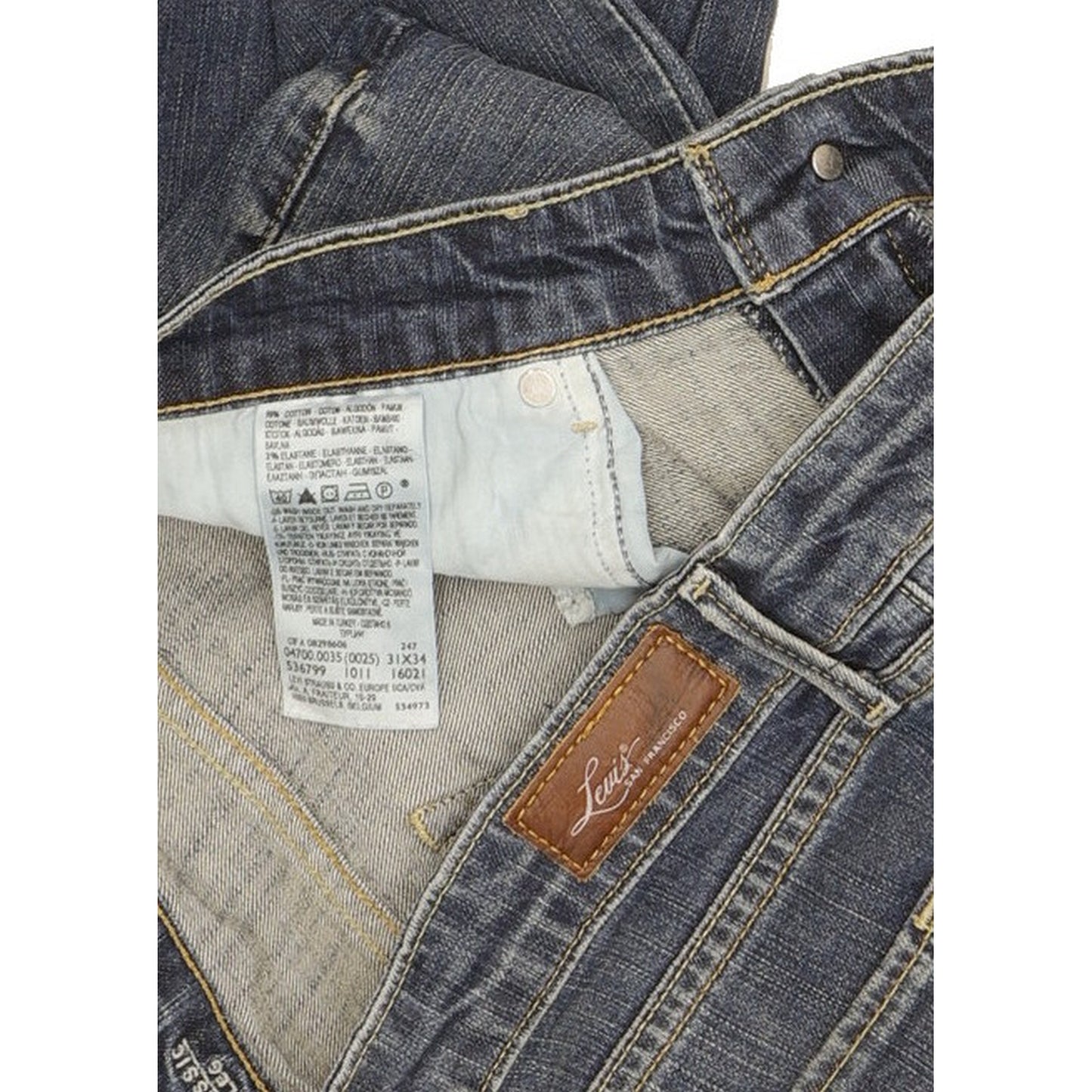 Levi's Demi Curve Women Blue Straight Classic Stretch Jeans W31 L34