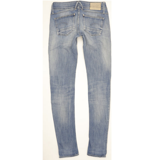 G-Star Lynn Women Blue Skinny Slim Stretch Jeans W27 L33