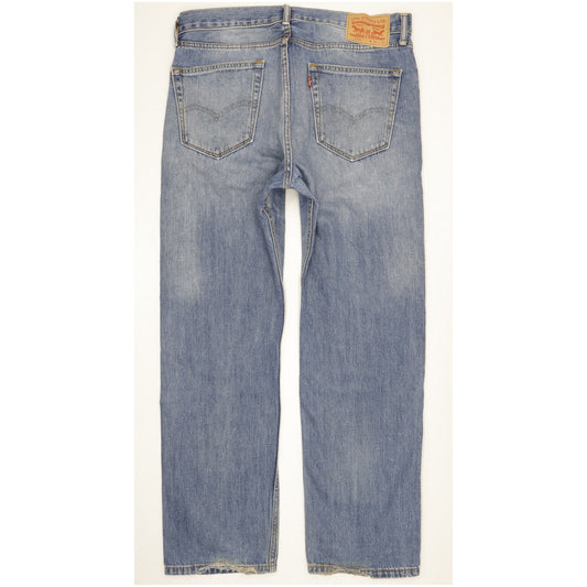 Levi's 505 Men Blue Straight Regular Jeans W34 L30
