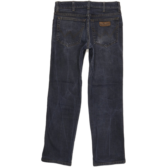 Wrangler Texas Men Blue Straight Regular Stretch Jeans W33 L30