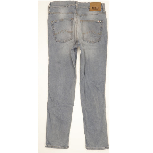 Mustang Tramper Men Blue Tapered Slim Stretch Jeans W33 L29