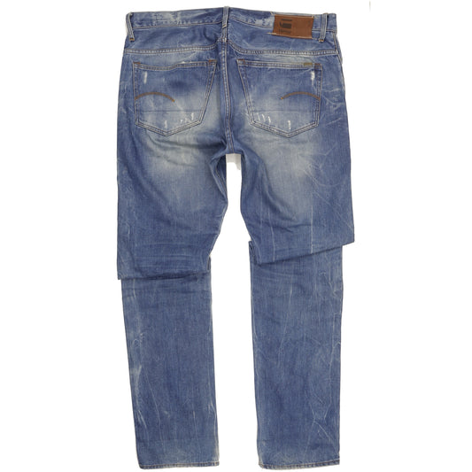 G-Star 3301 Men Blue Straight Regular Jeans W40 L38