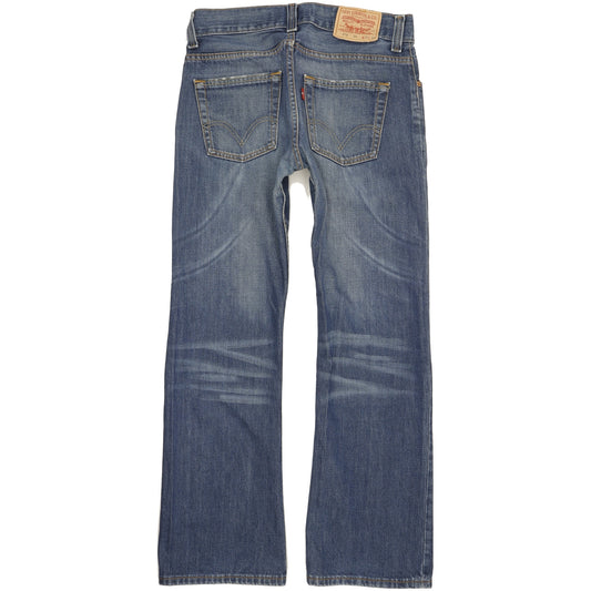 Levi's 512 Men Blue Bootcut Slim Jeans W32 L31