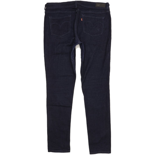 Levi's Demi Curve Women Navy Skinny Slim Stretch Jeans W32 L31