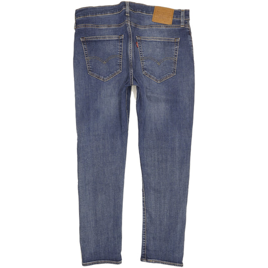 Levi's 512 Men Blue Tapered Slim Stretch Jeans W34 L29
