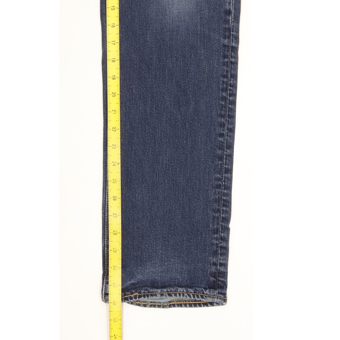 Levi's 511 Big E Men Blue Straight Slim Stretch Jeans W36 L32