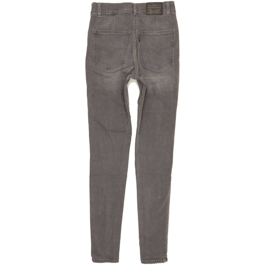 Levi's Mile Grey Skinny Slim Stretch Jeans High Waisted W29 L32