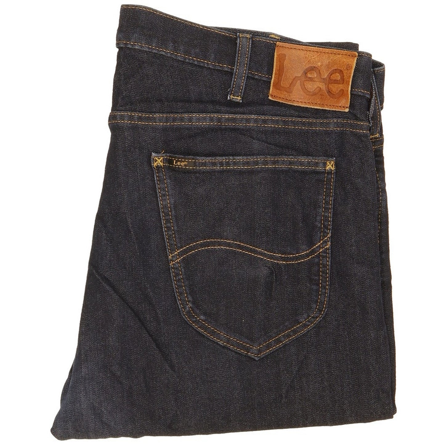 Lee Men Blue Straight Regular Jeans W36 L30