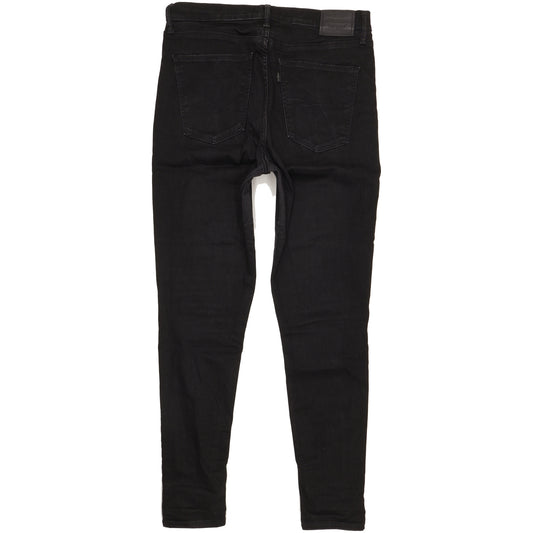 Levi's Mile Black Skinny Slim Stretch Jeans High Waisted W32 L30
