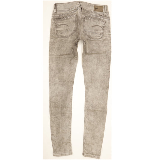 G-Star Lynn Women Grey Skinny Slim Stretch Jeans W28 L33