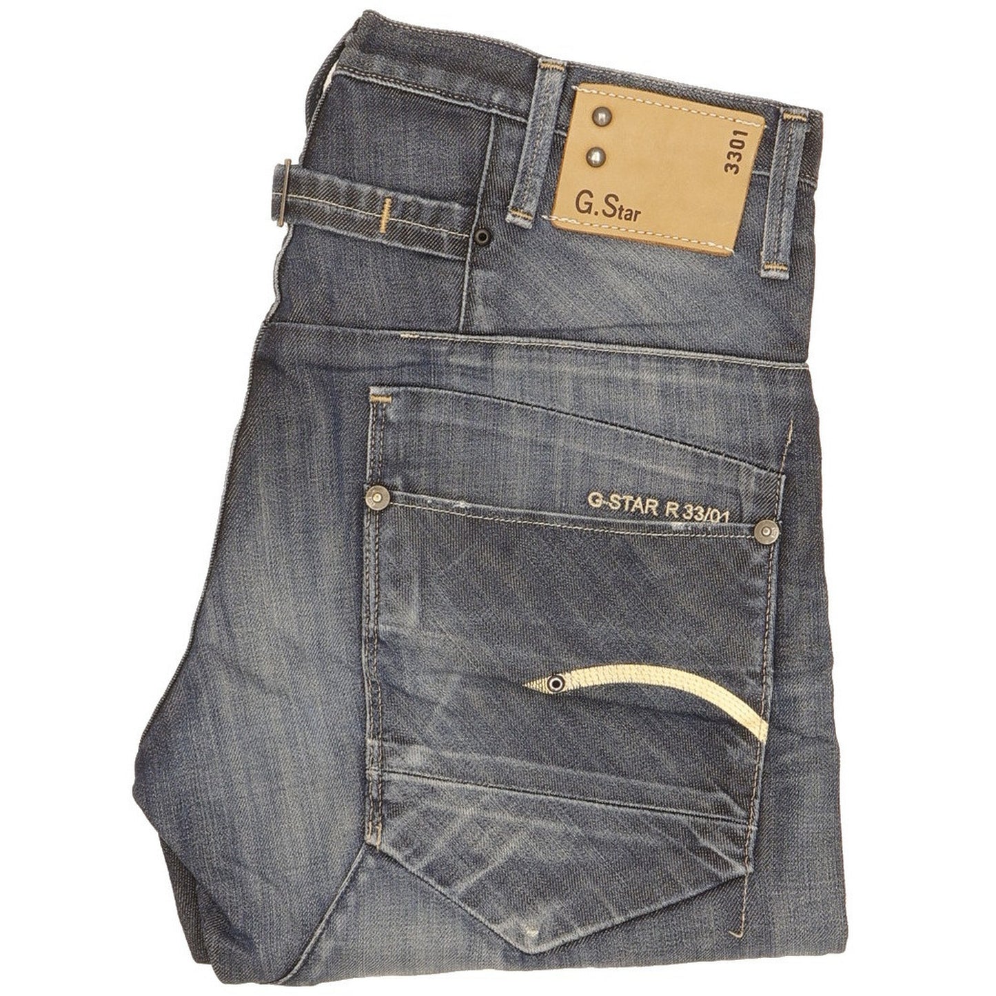 G-Star Men Blue Bootcut Slim Jeans W32 L34