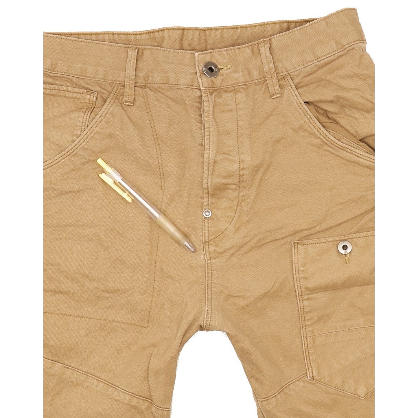 G-Star Alcatraz 3D Men Brown Tapered Loose Jeans W30 L32