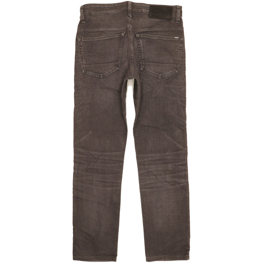 G-Star 3301 Men Grey Tapered Slim Stretch Jeans W32 L31