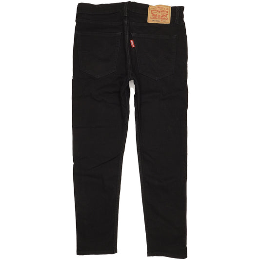 Levi's 502 Hi-Ball Men Black Tapered Regular Stretch Jeans W34 L30