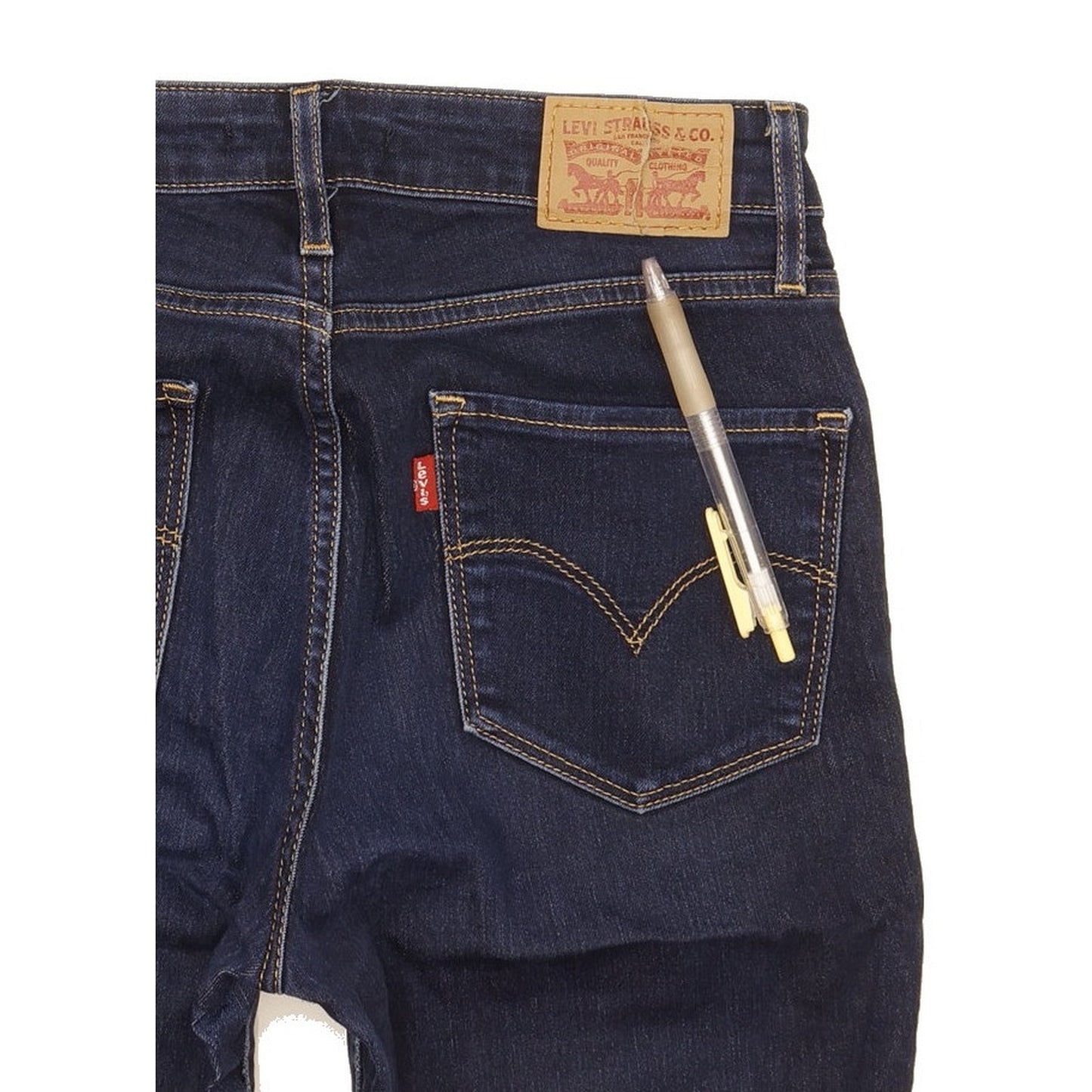 Levi's 721 Women Blue Skinny Slim Stretch Jeans W26 L28