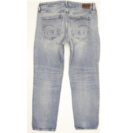 G-Star Kate Women Blue Straight Loose Boyfriend Stretch Jeans W29 L30