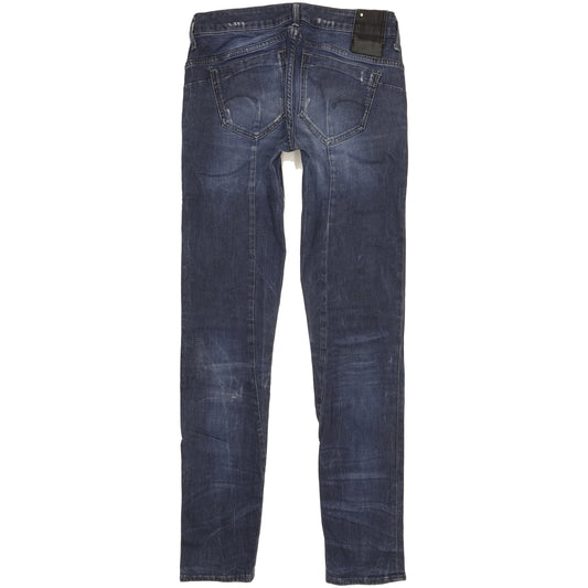 G-Star Midge Women Blue Skinny Slim Stretch Jeans W28 L32