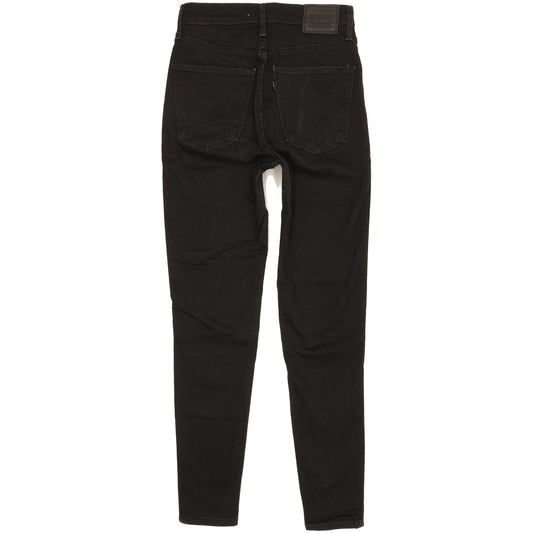 Levi's Mile Black Skinny Slim Stretch Jeans High Waisted W27 L28