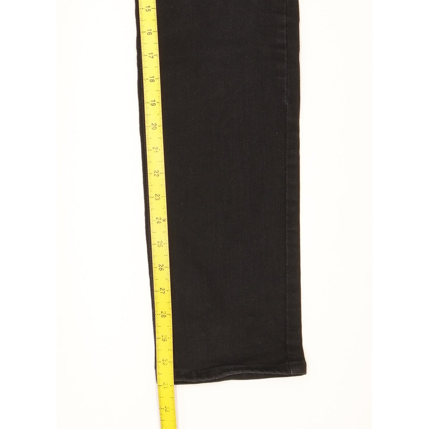Levi's 724 Women Black Straight Slim Stretch Jeans W26 L31