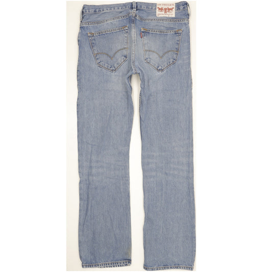 Levi's Men Blue Straight Regular Jeans W34 L33