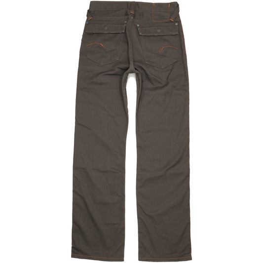 G-Star Core Slacks Men Grey Straight Regular Jeans W31 L34