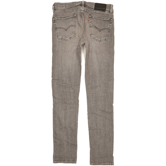 Levi's 519 Men Grey Skinny Slim Stretch Jeans W32 L33