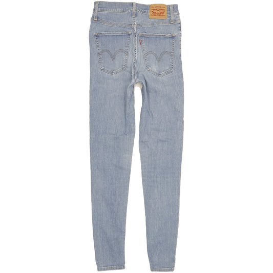 Levi's Mile Blue Skinny Slim Stretch Jeans High Waisted W28 L29