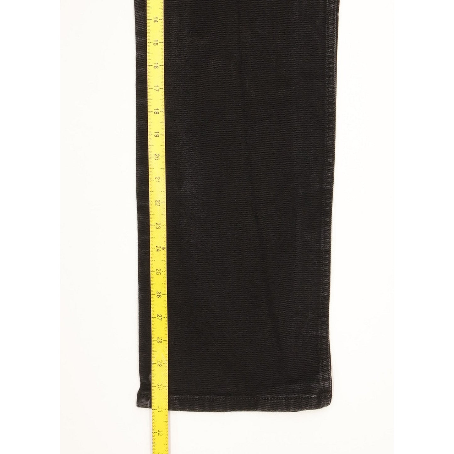 Wrangler Durable Quality Men Black Straight Regular Stretch Jeans W36 L31