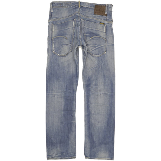 G-Star Men Blue Straight Regular Jeans W34 L33