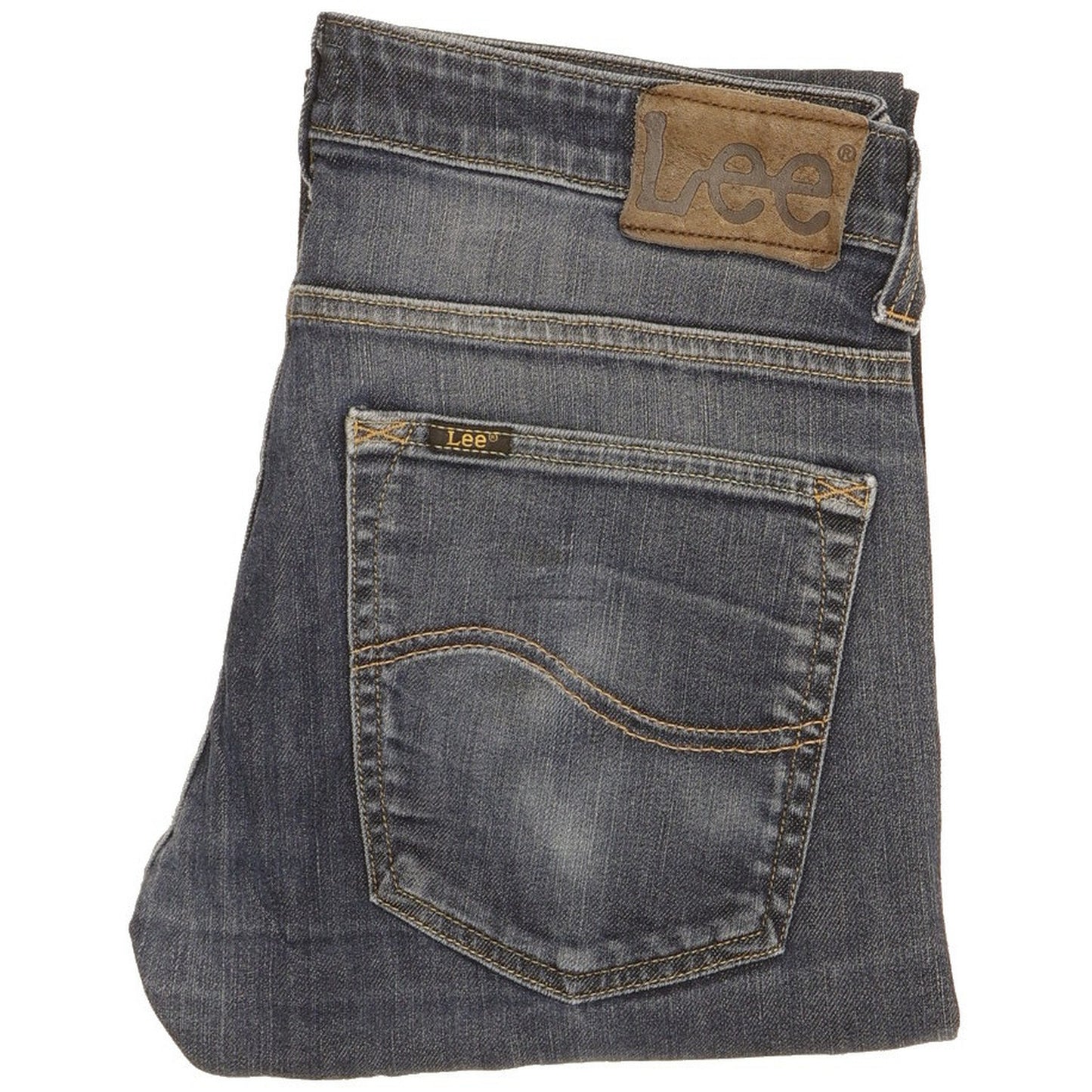 Lee Women Blue Straight Slim Stretch Jeans W31 L30