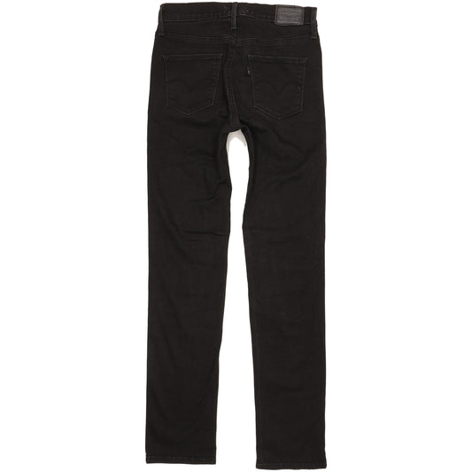 Levi's Slimming Women Black Straight Slim Stretch Jeans W28 L31