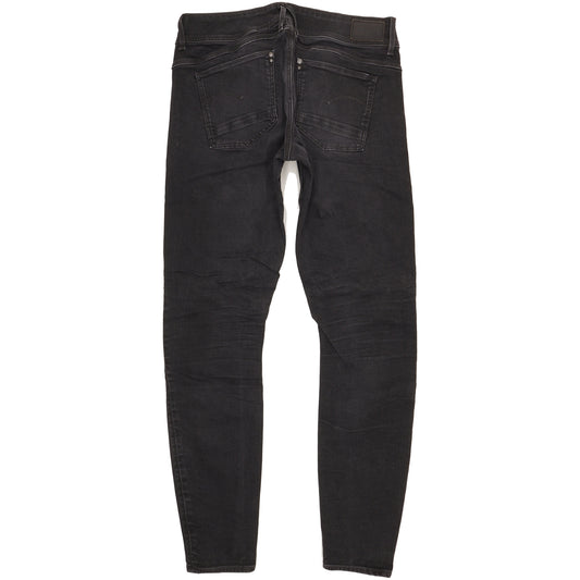 G-Star Lynn Women Black Skinny Slim Stretch Jeans W34 L34