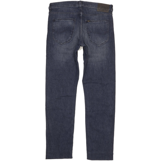 Lee Daren Men Blue Straight Slim Stretch Jeans W32 L32