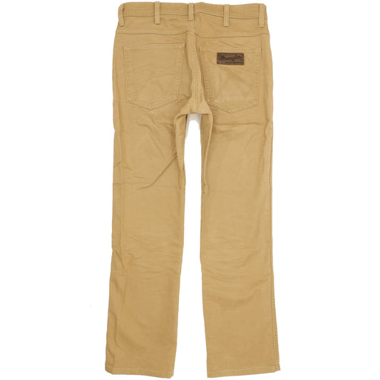 Wrangler Arizona Men Brown Straight Regular Stretch Jeans W32 L30