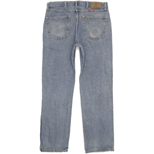 Wrangler Men Blue Straight Regular Jeans W34 L32