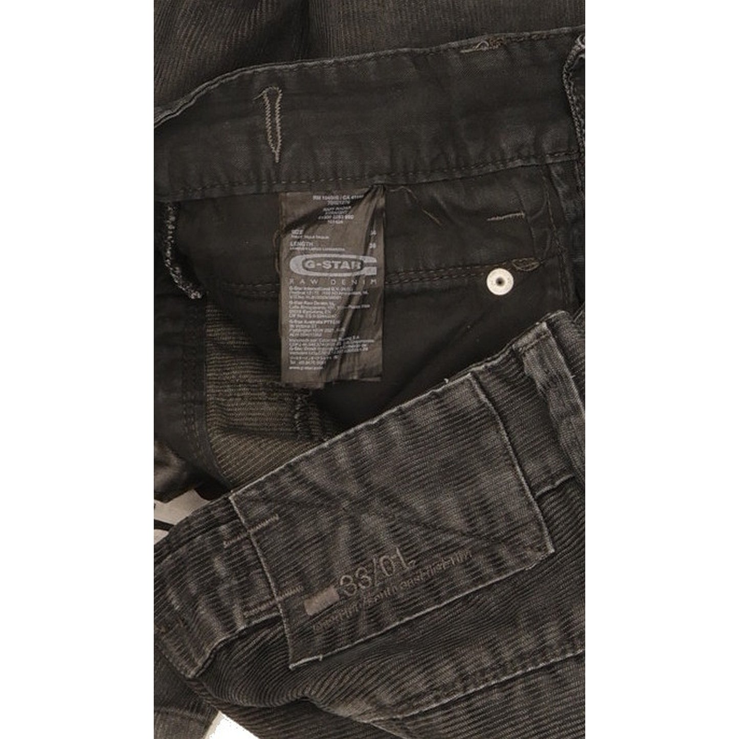 G-Star Raff Radar Men Grey Straight Regular Jeans W34 L36