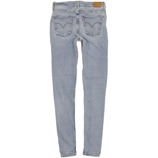 Levi's 710 Super Women Blue Skinny Slim Stretch Jeans W29 L31
