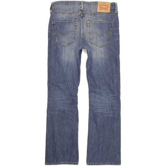 Levi's 527 Men Blue Bootcut Slim Stretch Jeans W32 L30