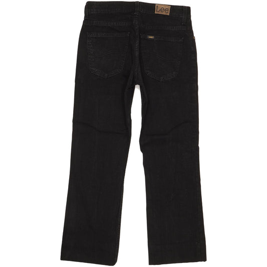 Lee Men Black Straight Regular Stretch Jeans W30 L27