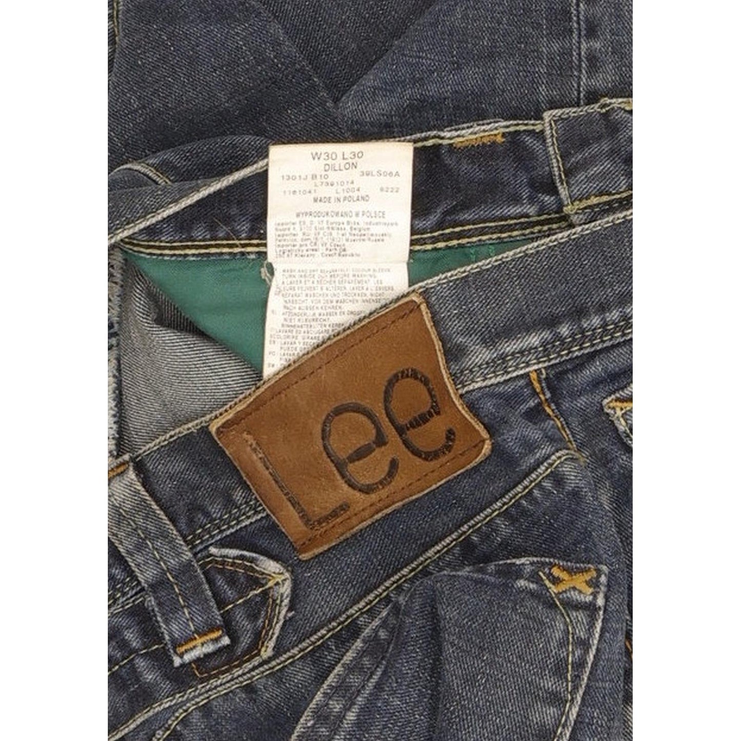 Lee Dillon Men Blue Straight Regular Jeans W30 L30