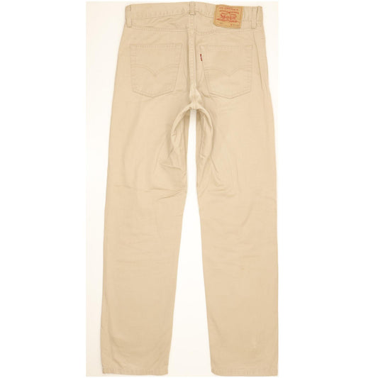 Levi's 521 Men Beige Straight Regular Jeans W32 L32