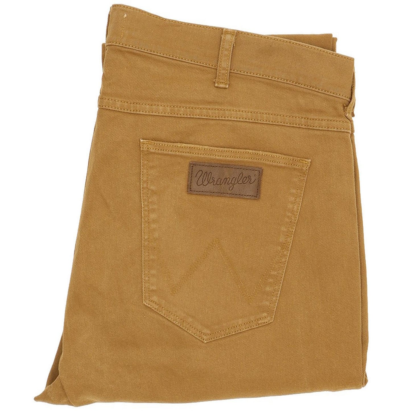 Wrangler Greensboro Men Brown Straight Regular Jeans W38 L31