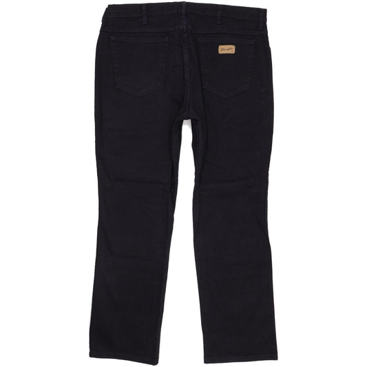 Wrangler Texas Men Navy Straight Regular Stretch Jeans W40 L30