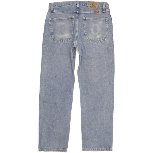 Wrangler Men Blue Straight Regular Jeans W33 L30